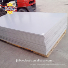 JINBAO material de construcción de superficie dura 3mm 4mm hojas rígidas de PVC